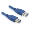 USB kábel DeLOCK USB 3.0-A konektor samec/konektor samec – 5 m