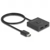 HDMI switch DeLOCK 18901 144Hz čierny plast 55x55x15mm