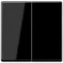 JUNG A 595 SW - tlačidlo - čierne - duroplast - IP44 - 55 mm - 55 mm