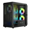 Počítačová skriňa Logic Concept Portos Mini ARGB Micro ATX čierna