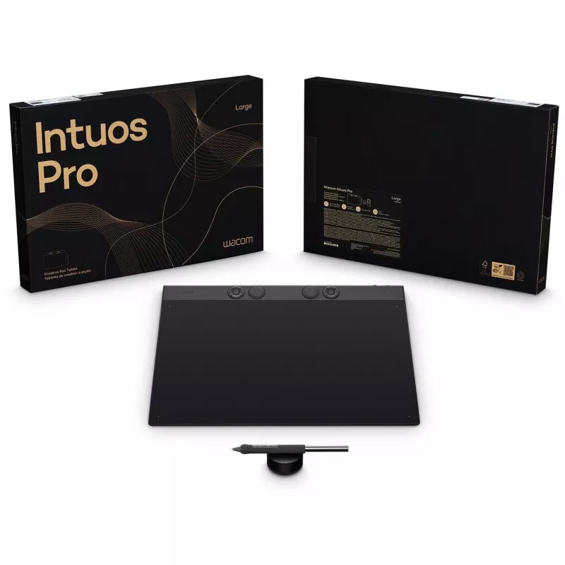 Wacom Intuos Pro Large grafický tablet čierny 349 x 195 mm USB/Bluetooth
