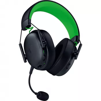 Headset Razer BlackShark V3 X HyperSpeed — káblový & bezdrôtový (USB-A, Bluetooth), na ucho, 20–28 kHz, 270 g, čierna/zelená