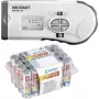 VOLTCRAFT tester batérií MS-229 LCD + Conrad energy alkalické batérie Mignon 24-kusová sada