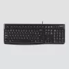 Logitech Desktop MK120 Combo, čierna, káblová, švajčiarske rozloženie, 920-002504