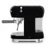 SMEG 50's Style ECF02BLEU espresso kávovar, 15 bar, čierny