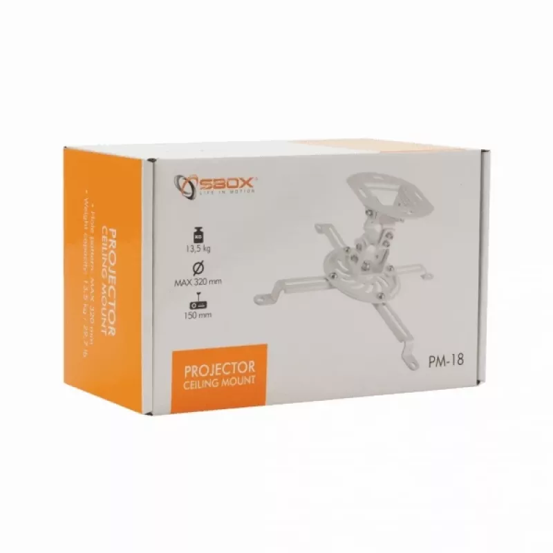 Sbox PM-18 stropný držiak na projektor