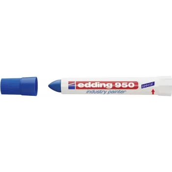 Permanentný marker Edding 950 guľatý hrot modrý