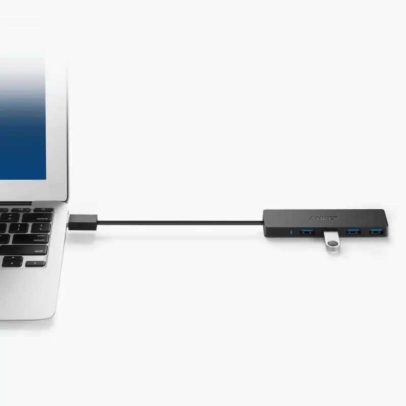USB hub Anker Innovations A7516016 USB 3.2 Gen 1 Type-A 5000 Mbit/s čierny