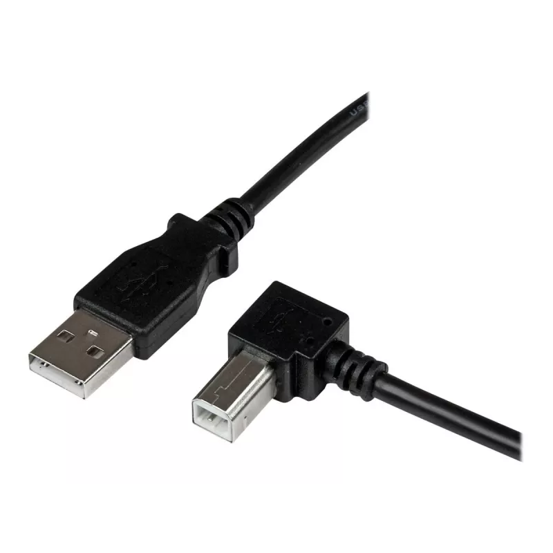 StarTech.com 3m USB 2.0 A na pravouhlý B kábel – M/M, 3 m, USB A, USB B, USB 2.0, čierna