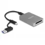 DeLOCK USB Type-C čítačka kariet CFexpress XQD hliníková sivá 10000 Mbit/s