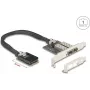 Sieťový adaptér DELOCK Mini PCIe I/O 95281 s 2× SFP Gigabit LAN