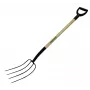 Záhradné vidly Fiskars drevená rukoväť, 4 hroty, model 250