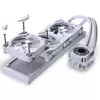 All-in-One kvapalinový CPU chladič PHANTEKS Glacier One 360D30 X2 DRGB 360 mm biely