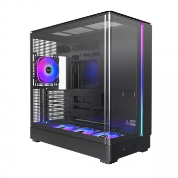 PC skriňa Montech KING 45 PRO čierna — micro ATX / Mini-ITX, Midi Tower