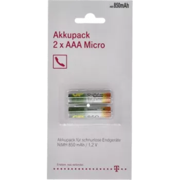 Nabíjacia batéria Telekom AAA 1,2V 850mAh, nikel-metalhydrid