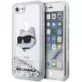 Karl Lagerfeld | originálne puzdro IPHONE SE 2022/SE 2020/7/8 Karl Lagerfeld tvrdé puzdro glitre Choupette Head (KLHCI8LNCHCS)