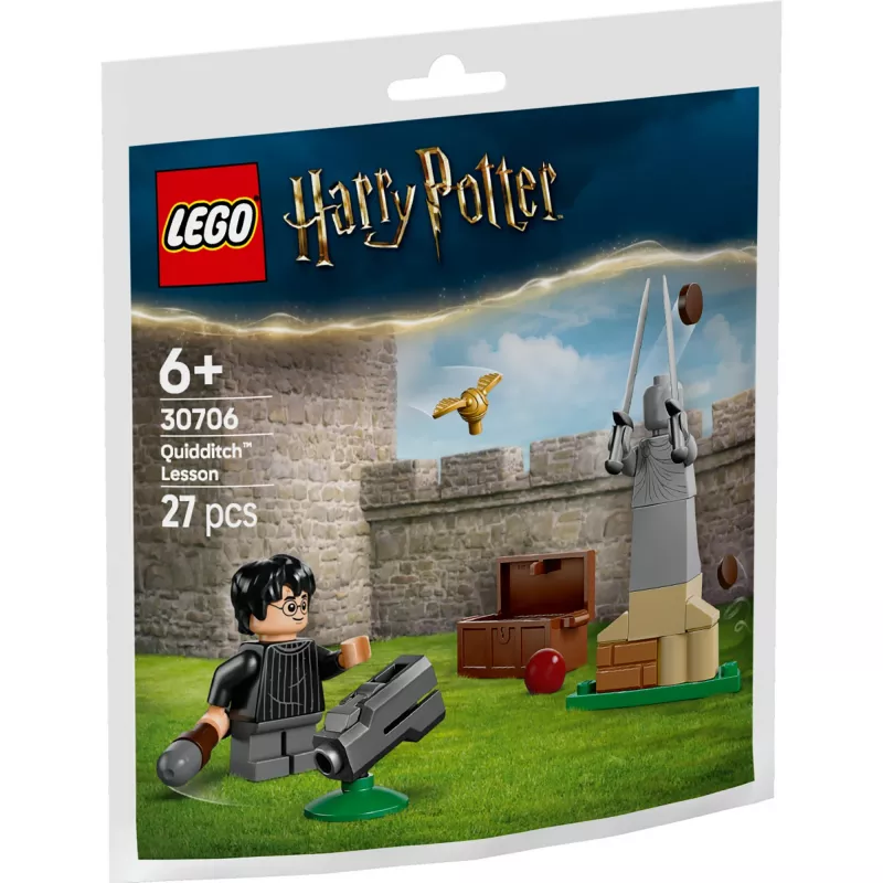 LEGO Harry Potter sada 30706 Quidditch-Unterricht s minifigúrkami Harry a Draco