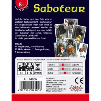 Amigo 04900 spoločenská hra Saboteur 30 min.