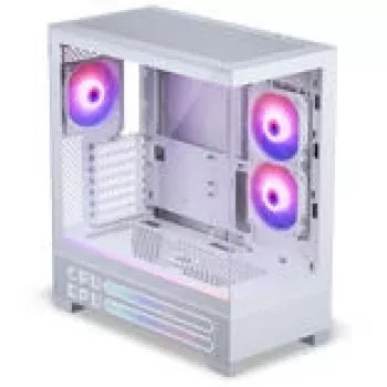 PHANTEKS XT View Matrix PC skriňa, Midi-Tower, E-ATX, temperované sklo, Matrix LED - biela (PH-XT523VM1_DWT01)