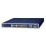 PLANET GS-4210-24PL4C - switch - managed - 24 x 10/100/1000 (PoE+) + 4 x Combo Gigabit-SFP - desktop, rack-montovateľný - PoE+ (440 W) (GS-4210-24PL4C)