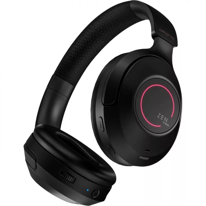 Creative 51EF1040AA000 Zen Hybrid Pro On-Ear headset Bluetooth čierny