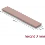 Termálna podložka DeLOCK 18484 3 W/m·K ružová 20x120x3 mm