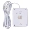Predlžovacia zásuvka MACLEAN MCE388 W – 2 zásuvky, 3×USB, 110–240V, 2500W, 3 m kábel, biela