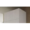 Šatníková skriňa cama meble PAFOS 2D BASE 90×55,5×45 cm biela matná, 2 dvere