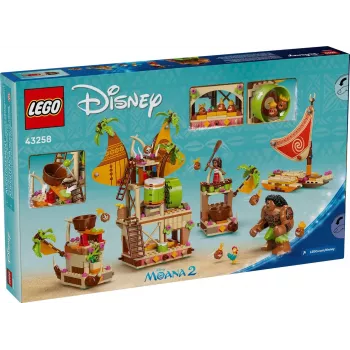 LEGO Disney Kakamora čln herná sada 43258 – 572 dielov, 2 minifigúrky, pre deti od 7 rokov