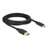 USB kábel DeLOCK SuperSpeed USB 3.2 Gen 2 Type-A na Type-C 3 m