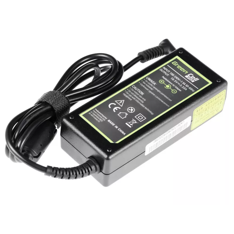 Green Cell AD49P napájací zdroj/nabíjačka pre interiér 65 W čierna