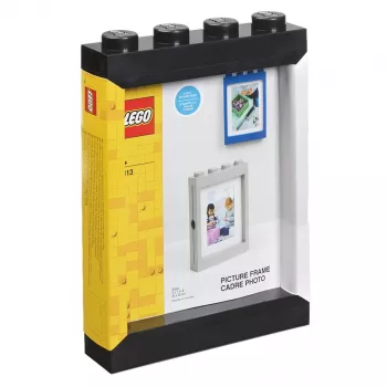 Fotorámik Room Copenhagen LEGO fotorámik čierny – kompatibilný s displayom LEGO minifigúrok