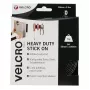 VELCRO suchý zips extra silný samolepiaci, háčik & slučka 50mm x 2.5m čierna