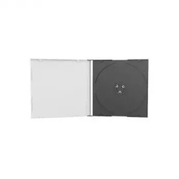 MEDIARANGE CD jewelcase single tray – puzdro na CD – kapacita: 1 CD/DVD – čierna (balenie 100 ks)