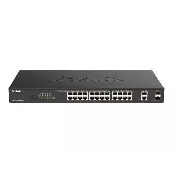 D-Link DGS-1100-26MPV2/E sieťový switch Managed L2 Gigabit Ethernet (10/100/1000) Power over Ethernet (PoE) čierny