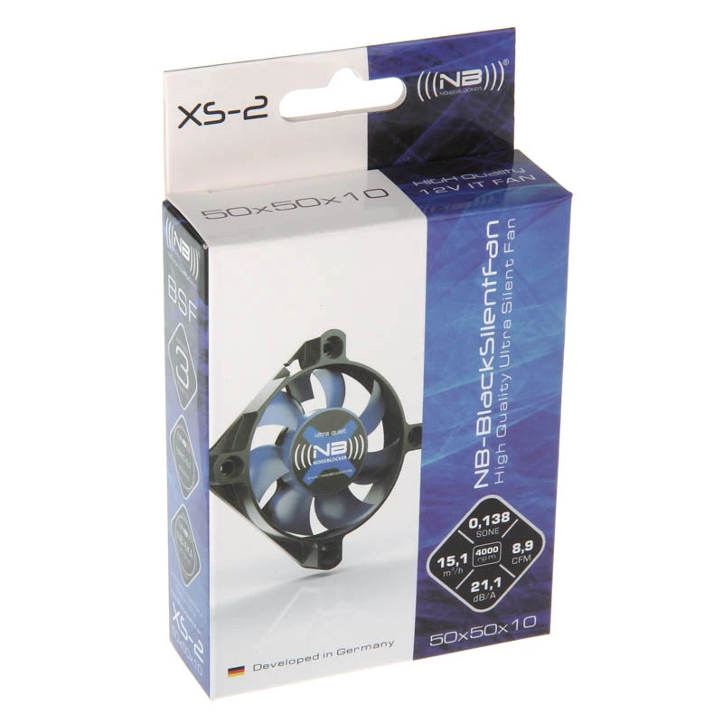 NoiseBlocker BlackSilent ventilátor XS2 50 mm