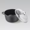 Maestro MR-4624C hrniec s pokrievkou 24 cm 4 l čierny