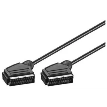 Tecline 1,5 m Scart - Scart SCART kábel SCART (21-pinový) čierna