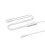 Kábel USB 2.0 Belkin CAC004hq1.5MWH — 1,5 m, USB-C na 2× USB-C, biely