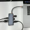 USB-C hub Tellur TLL321061 s PD 3.0 100W, HDMI výstupom a 3× USB 3.0 portami