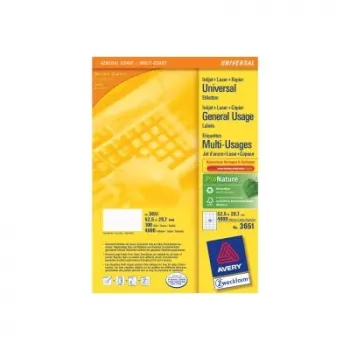 Avery Zweckform 3651 Univerzálne etikety 52,5 x 29,7 mm 100 listov biele
