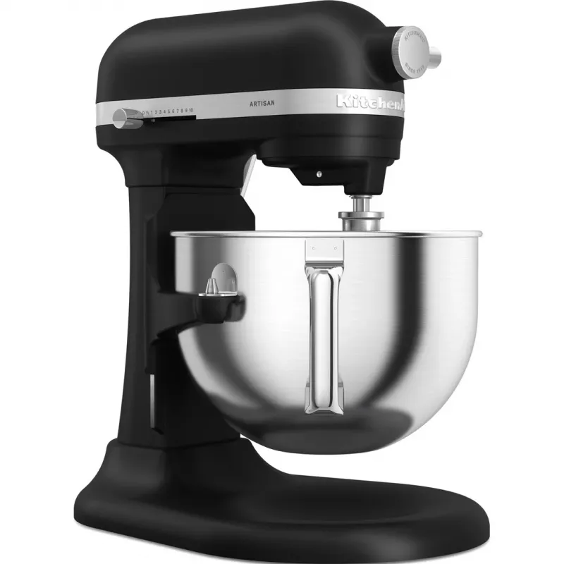 KitchenAid 5KSM60SPXEBM stolový mixér 375 W čierna, sivá, nerezová oceľ