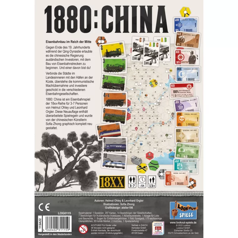 1880: China, dosková hra