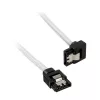 Corsair CC-8900279 Premium SATA kábel s opletom, uhlový, 30 cm, biely, balenie 2 kusy