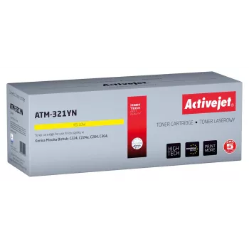 Activejet ATM-321YN toner (náhrada za Konica Minolta TN321Y; Supreme; 25 000 strán; žltá)