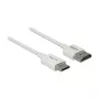 HDMI kábel DeLOCK 85142 1 m HDMI Type-A Type-C biely