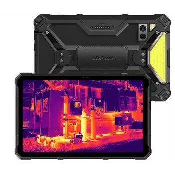 Tablet UleFone Armor Pad 4 Ultra — 25,7 cm (10,1 palca) displej, 5G, termálna kamera, 8 GB RAM, 256 GB úložisko, Android, čierny
