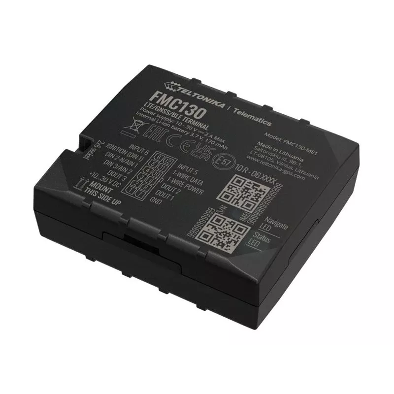 GPS Tracker Teltonika FMC130 Auto Čierny 2,4GHz Wi-Fi 802.11b/g/n