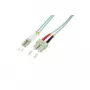 Logilink - patch kábel - LC multimode (M) - SC multimode (M) - 50 cm - optické vlákno - 50/125 mikrometrov - OM3 - bez halogénov - akvamarínová (FP3LS00)