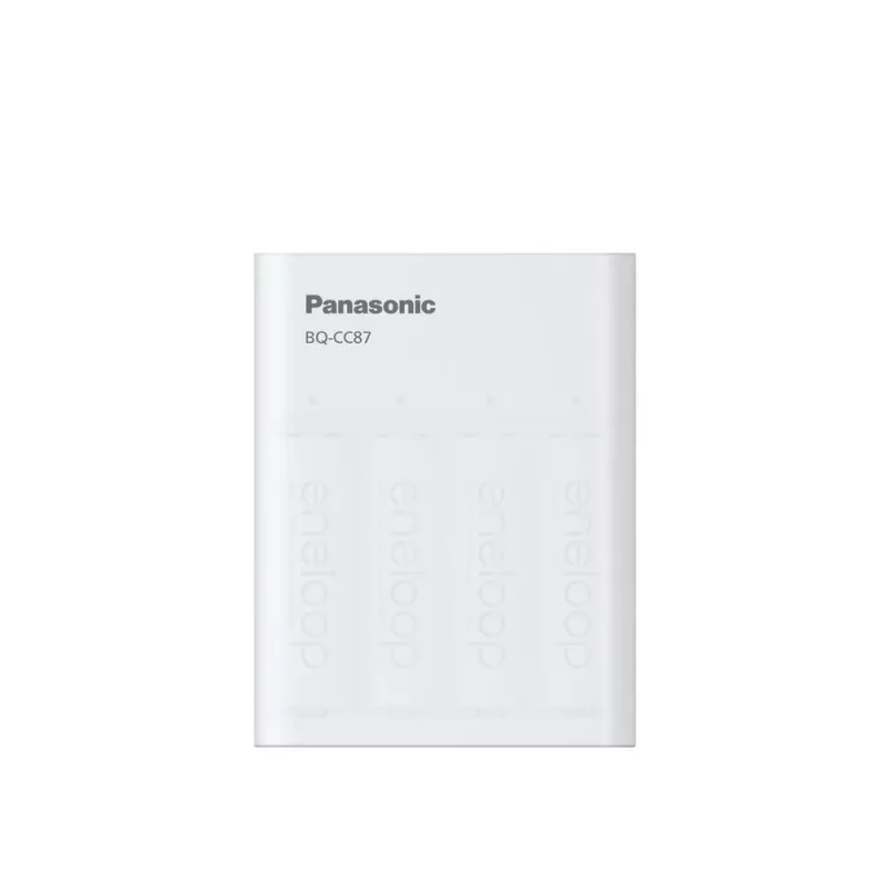 USB nabíjačka PANASONIC Eneloop Smartplus BQ-CC87 + 4x AA 2000 mAh (K-KJ87MCD40USB)